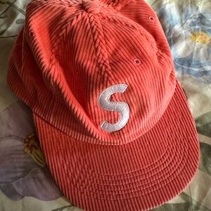 Supreme Corduroy S Logo 6-Panel cap